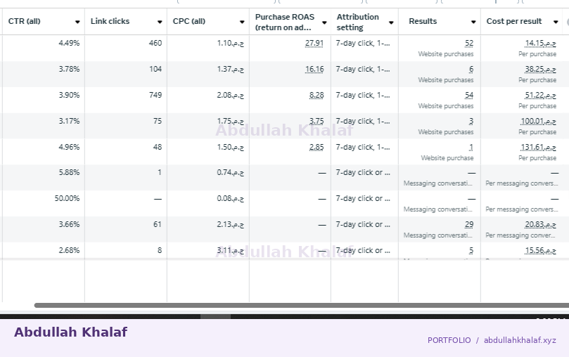 Meta Ads · historical report — private details removed