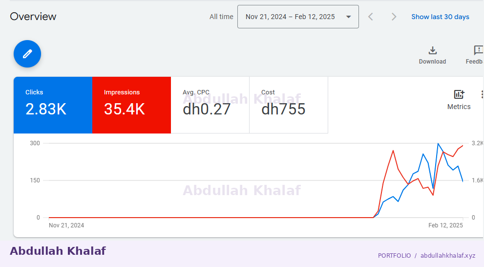 Google Ads · historical report — private details removed
